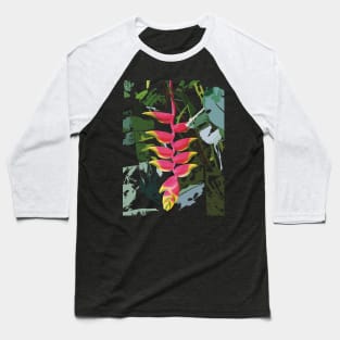 Heliconia rostrata, Hanging Lobster Claw Baseball T-Shirt